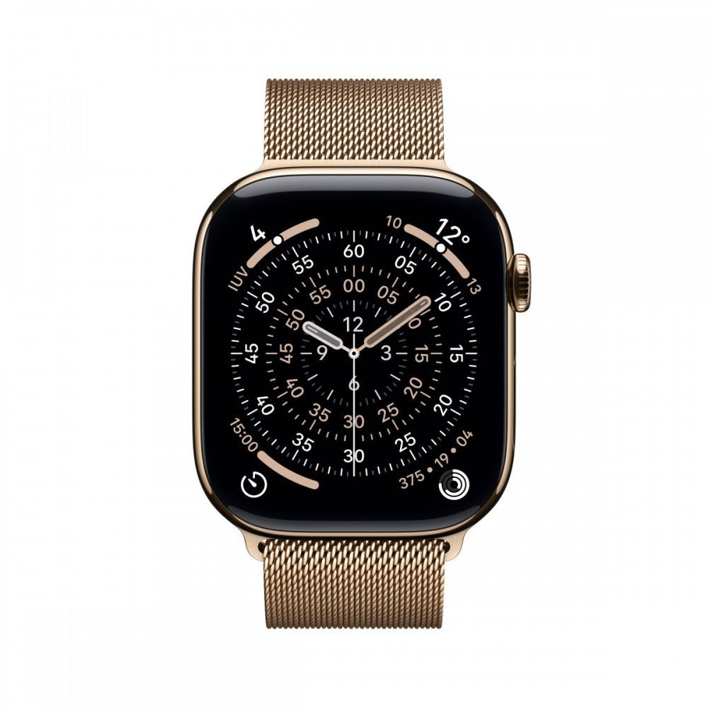 Apple Watch S11 Cell 46mm Gold Ti/Gold Mil - S/M