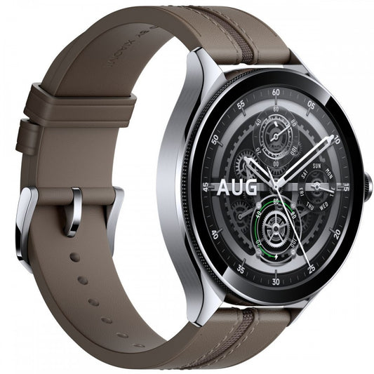 Xiaomi SmartWatch Watch 2 Pro 4G Lte Silver Case & Brown Strap