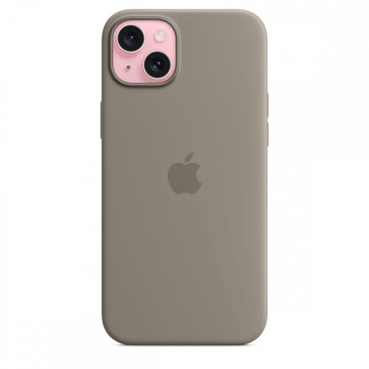 Apple Capa MagSafe iPhone 15 Plus Silicone Barro