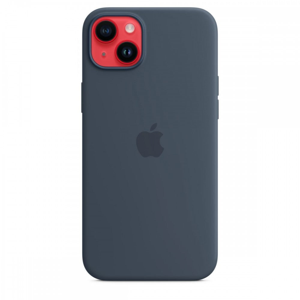 Apple Capa MagSafe iPhone 14 Plus Silicone Azul trovoada