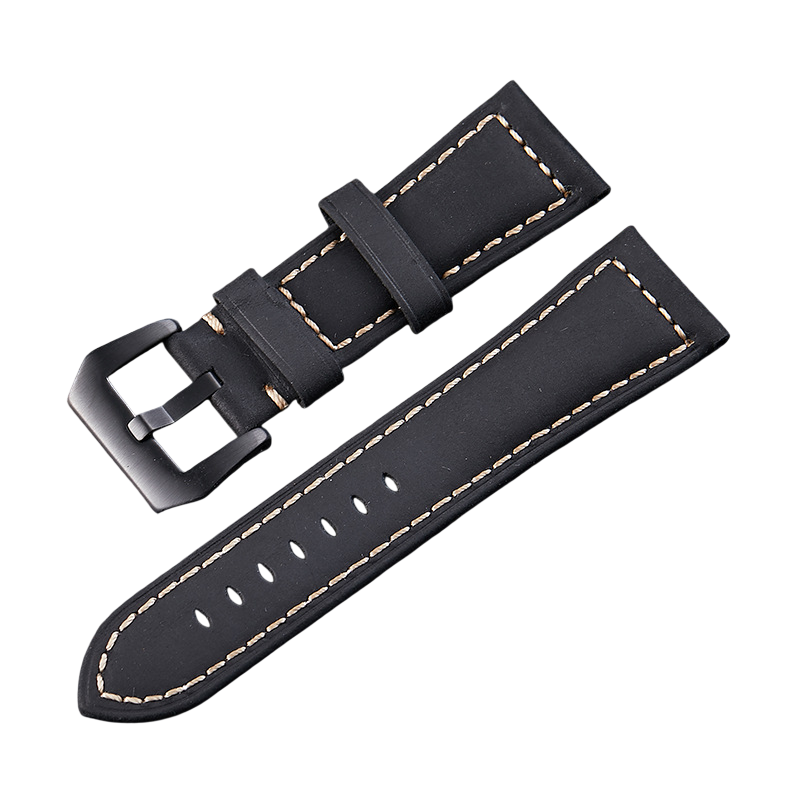Bracelete Relogio Inmove Vintage Leather Smartwatch 22mm Black