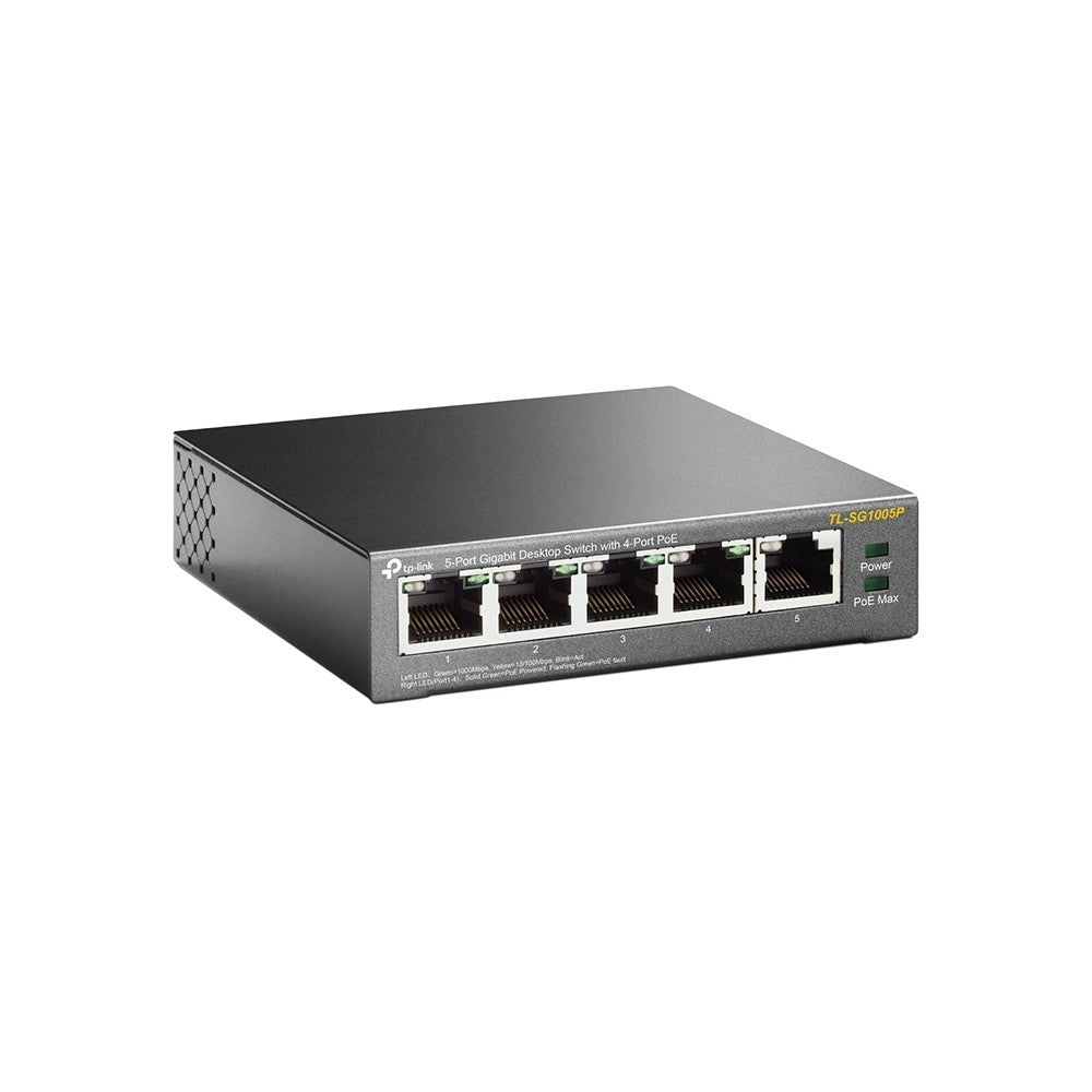 Tp-Link Switch TL-SG1005P 5 Portas Gigabit UnManaged PoE+