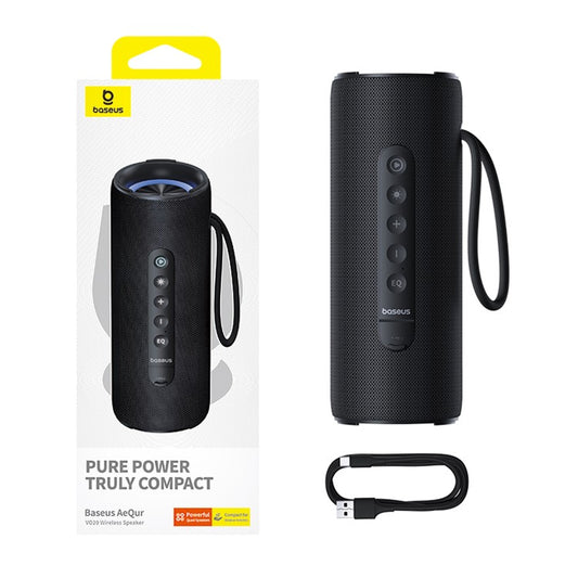 Coluna Portátil Baseus Aequur Vo20 s/Fio RGB Bluetooth