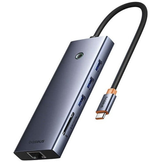 Baseus Ultrajoy Series 11-Port Hub Docking Station Space Grey Type-C To Hdmi 4K@60Hz * 2+DP 4K@60Hz * 1