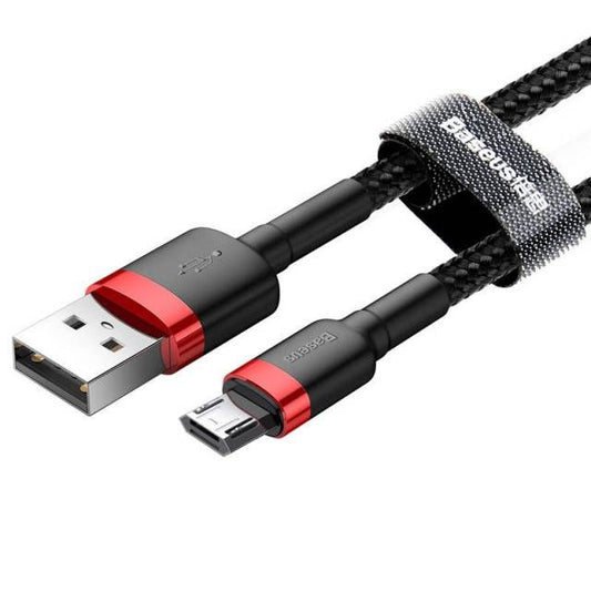Cabo Baseus USB / Micro USB Cafule 1.5A 2mt Red/Black