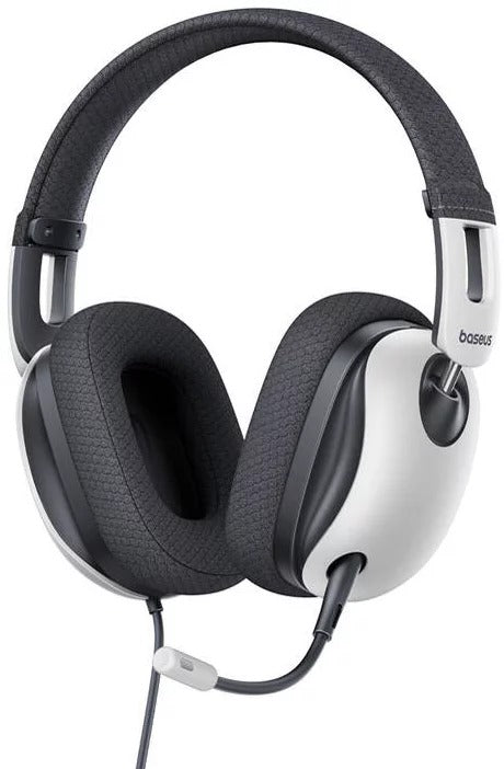 Auscultadores Os-Baseus Goplay 1 Max Gaming Wired Headphones Moon White