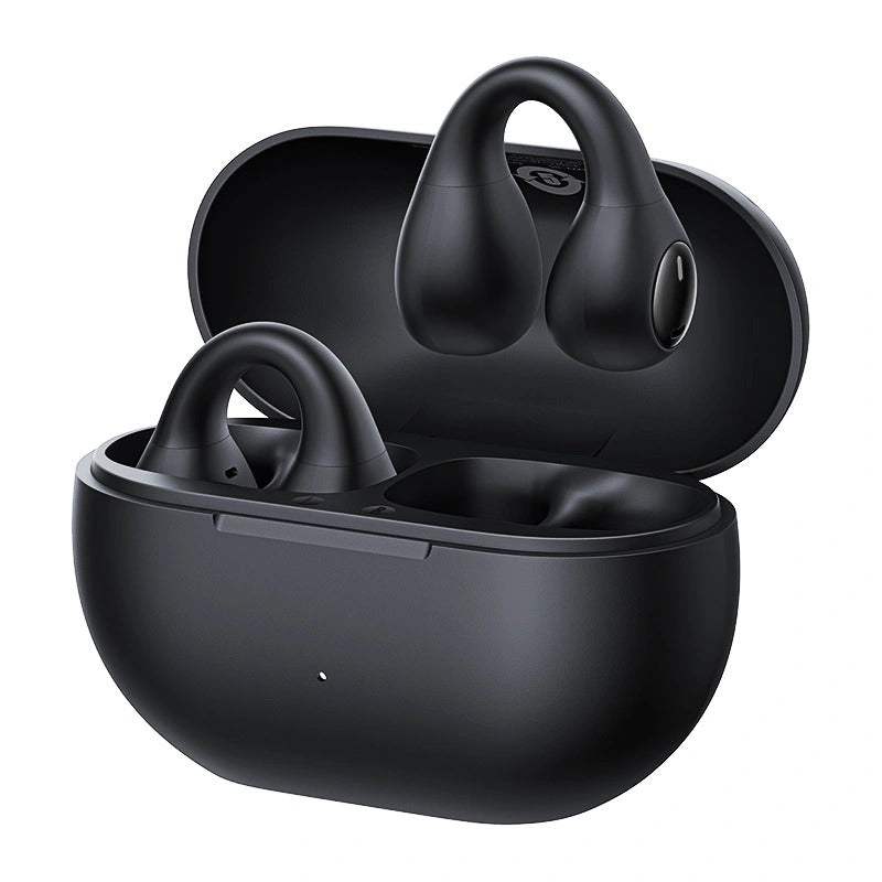 Os-Baseus Bass 15 Clip Open-Ear True Wireless Earphones Cluster Black