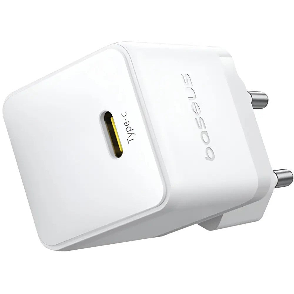 Baseus Carregador Palm Fast Charger 1C 20W Eu Moon White