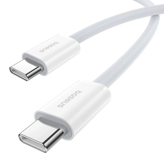 Cabo Dados Baseus Superior Series 2 Type-C to Type-C 30W 2m Moon White