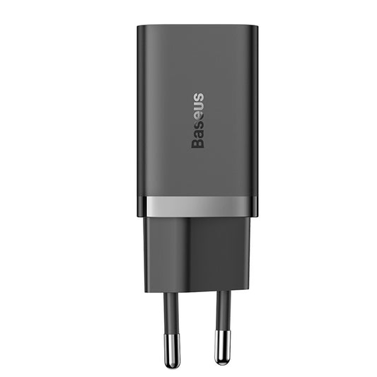 Baseus Carregador Gan5 Pro Fast Charger C+C 40W Eu Preto