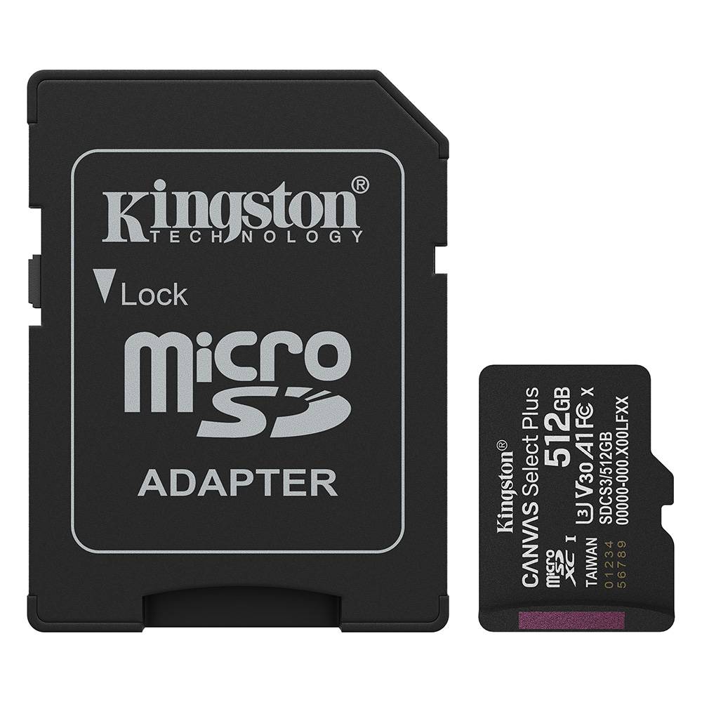 Cartão Memoria MicroSD 512GB Kingston