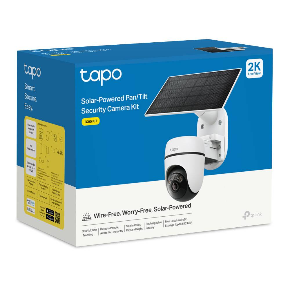 Câmara de Segurança TP-Link Tapo TC90 KIT 2K 3MP Pan/Tilt Outdoor