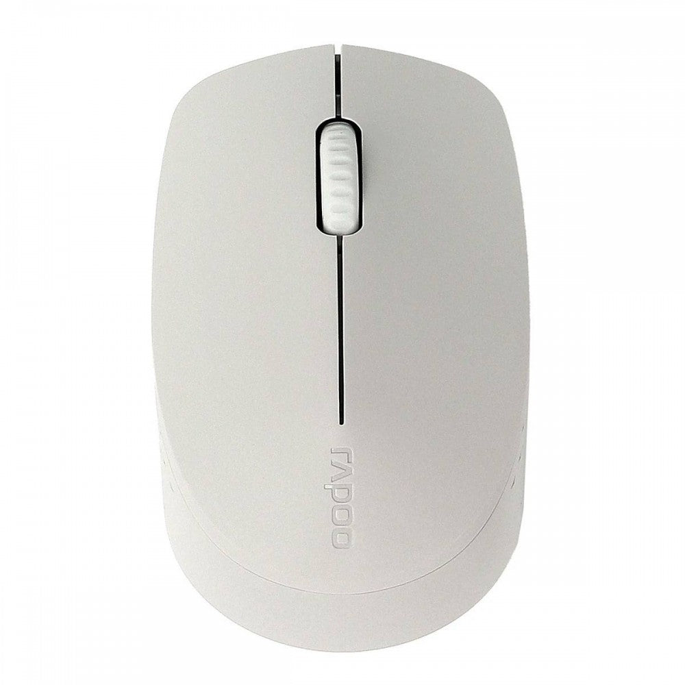 Rato Óptico Rapoo M100 Silent Multi-mode Wireless 1300DPI Light Grey