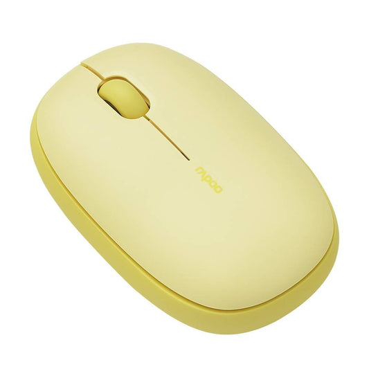 Rato Óptico Rapoo M660 Silent Multi-mode Wireless 1300DPI Amarelo