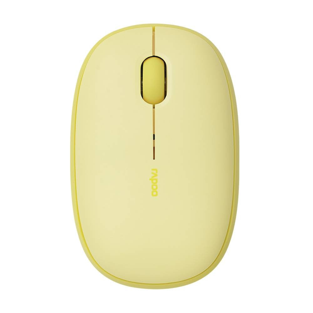Rato Óptico Rapoo M660 Silent Multi-mode Wireless 1300DPI Amarelo