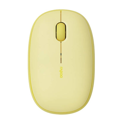 Rato Óptico Rapoo M660 Silent Multi-mode Wireless 1300DPI Amarelo