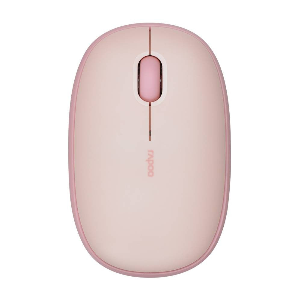 Rato Óptico Rapoo M660 Silent Multi-mode Wireless 1300DPI Rosa