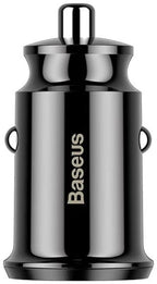Baseus Carregador Isqueiro 2xUsb Preto