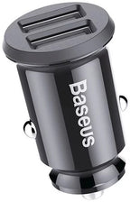 Baseus Carregador Isqueiro 2xUsb Preto