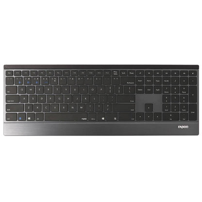 Teclado Rapoo E9500M Multi-mode Wireless/Bluetooth Ultra-slim PT Preto