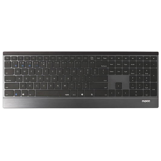Teclado Rapoo E9500M Multi-mode Wireless/Bluetooth Ultra-slim PT Preto