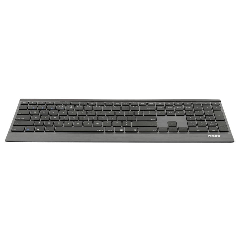 Teclado Rapoo E9500M Multi-mode Wireless/Bluetooth Ultra-slim PT Preto