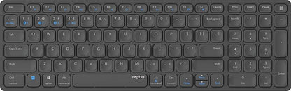 Teclado Rapoo E9700M Multi-Mode Wireless Preto