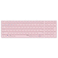 Teclado Rapoo E9700M Multi-mode Wireless Ultra-slim PT Rosa