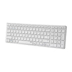 Teclado Rapoo E9700M Multi-mode Wireless Ultra-slim PT Branco