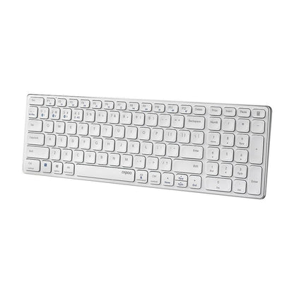 Teclado Rapoo E9700M Multi-mode Wireless Ultra-slim PT Branco