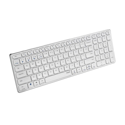 Teclado Rapoo E9700M Multi-mode Wireless Ultra-slim PT Branco