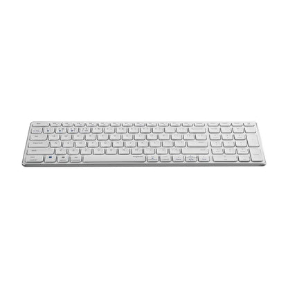 Teclado Rapoo E9700M Multi-mode Wireless Ultra-slim PT Branco