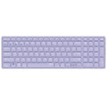 Teclado Rapoo E9700M Multi-mode Wireless Ultra-slim PT Roxo