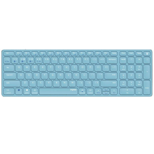 Teclado Rapoo E9700M Multi-mode Wireless Ultra-slim PT Azul