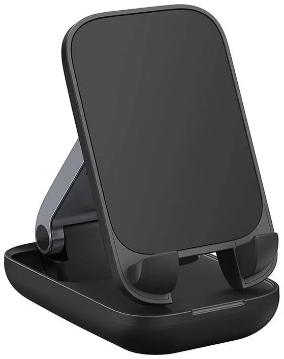 Baseus Suporte Telemóvel Ajustável Seashell Series Cluster Preto