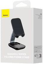 Baseus Suporte Telemóvel Ajustável Seashell Series Cluster Preto