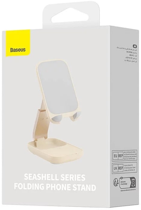 Baseus Suporte Telemóvel Ajustável Seashell Series Baby Rosa