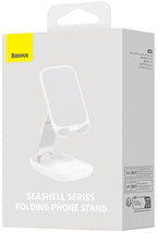 Baseus Suporte Telemóvel Ajustável Seashell Series Moon Branco