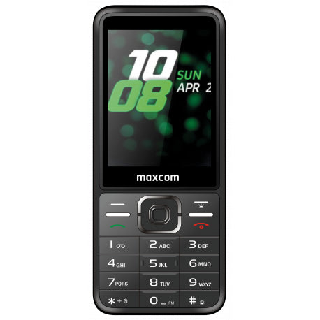 Telemóvel Maxcom Classic MM244 2 8P Dual SIM 2G Preto/Prateado