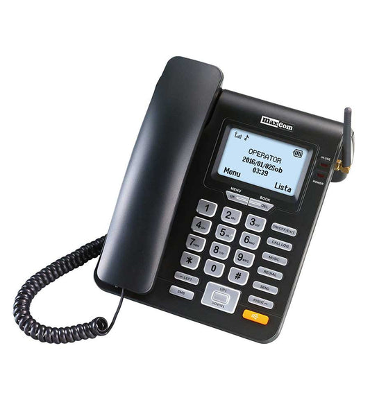 Telefone Fixo Maxcom MM28D Preto