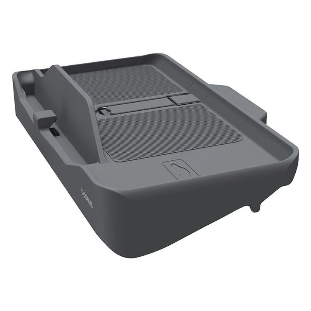 Compartimento de Arrumação para Carro Baseus T-Space Series 2-em-1 com Leitor Cartões ETC Cinza