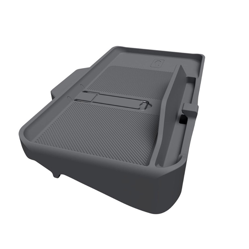 Compartimento de Arrumação para Carro Baseus T-Space Series 2-em-1 com Leitor Cartões ETC Cinza