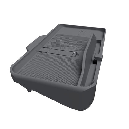 Compartimento de Arrumação para Carro Baseus T-Space Series 2-em-1 com Leitor Cartões ETC Cinza