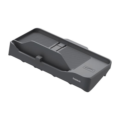 Compartimento de Arrumação para Carro Baseus T-Space Series 2-em-1 com Leitor Cartões ETC Cinza