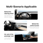 Compartimento de Arrumação para Carro Baseus T-Space Series 2-em-1 com Leitor Cartões ETC Cinza