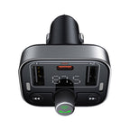 Baseus Carregador de Isqueiro S-09 Pro Series Car + Transmissor FM/Bluetooth Preto