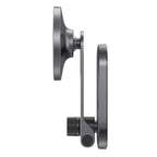 Suporte para Carro Baseus T-Space Series Folding Metal Magnetic Phone Holder Prateado