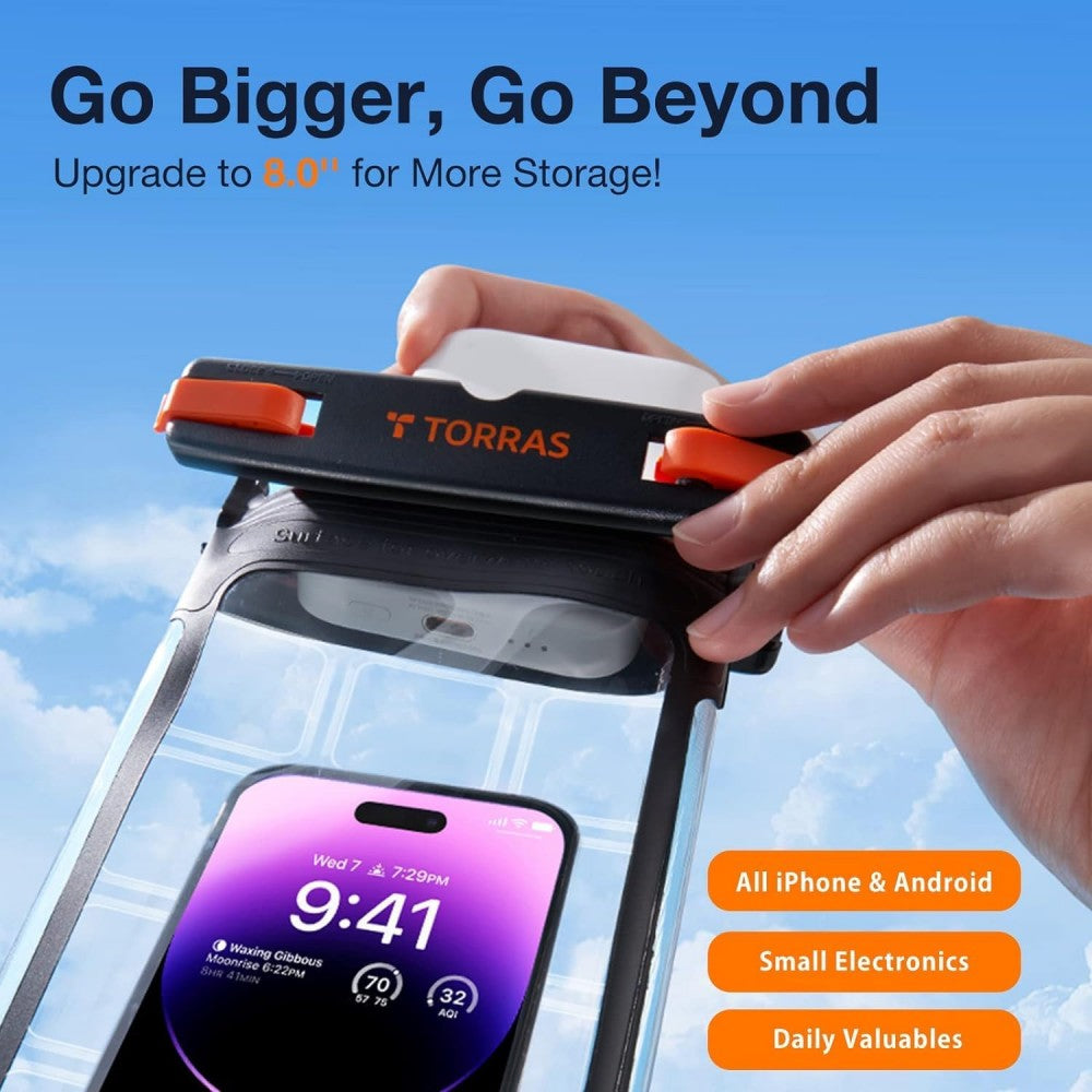 Bolsa Torras Waterproof Phone Pouch 8''