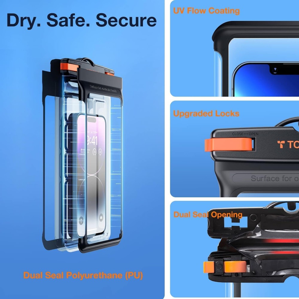 Bolsa Torras Waterproof Phone Pouch 8''
