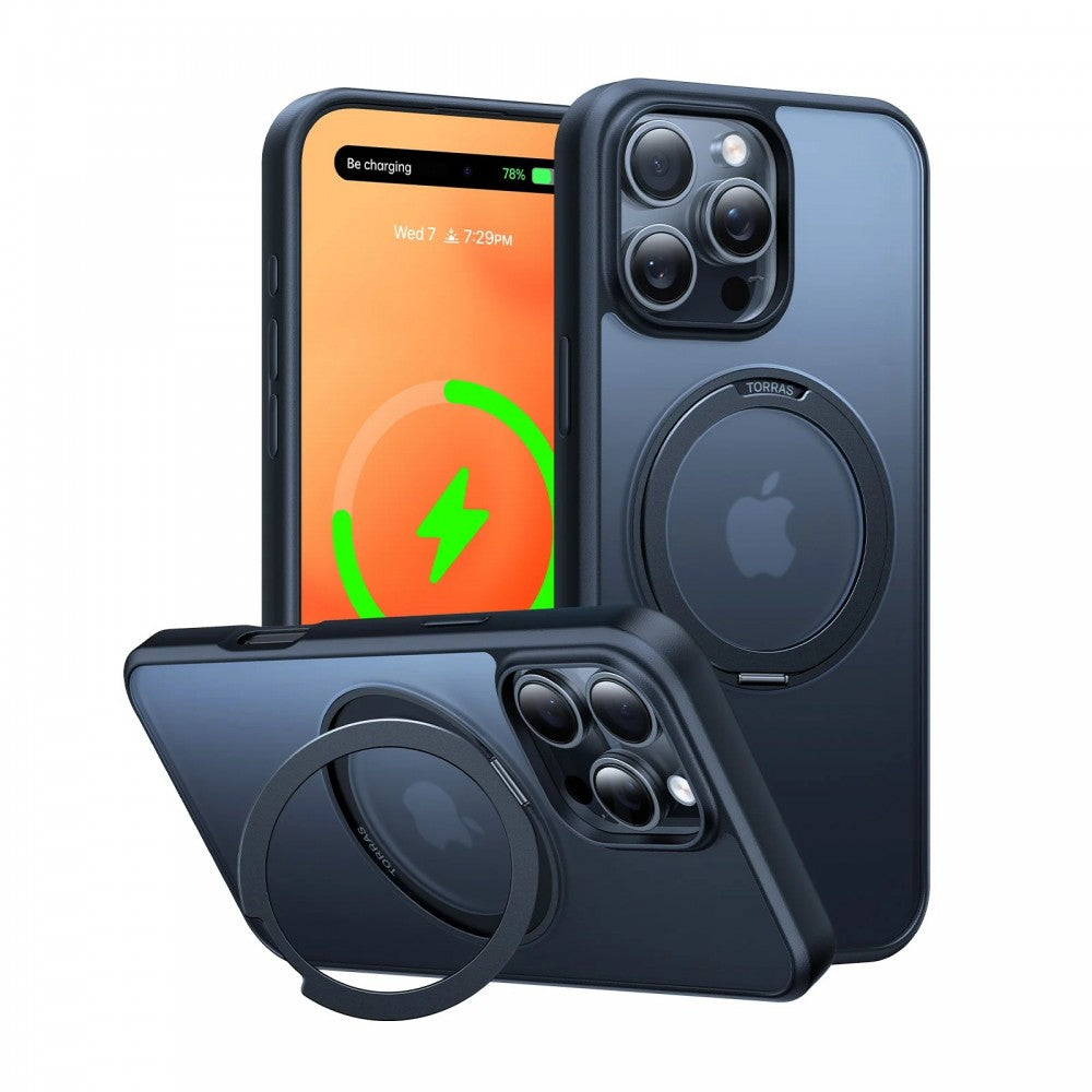 Torras Capa Ostand Pro Series p/ iPhone 16 Pro Max - Black